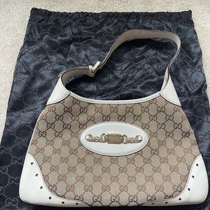 Gucci GG Canvas Punch Hobo